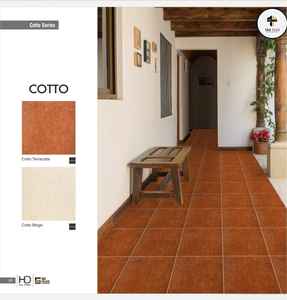 Série Cotto - Carreaux en céramique modernes - Utilisation intérieure et extérieure - Carreaux de sol et de mur résistants aux acides et antidérapants - Product Image 4