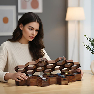Fabricante de Cajas de Regalo de Madera para Relojes, Organizador de Exhibición de Relojes de Madera para Mostrador por AYAANS - Product Image 2