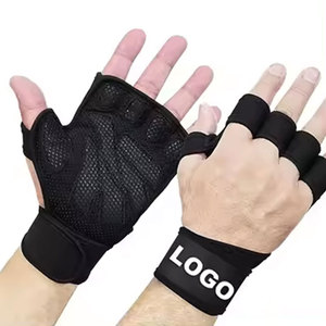 Custom Sport Workout Training Body Building Fitness Palm Fit <b>Gloves</b> <b>Weight</b> Lifting Half Finger <b>Gloves</b> For Gym - Product Image 1