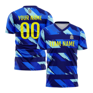 เสื้อฟุตบอลพิมพ์ลายทางสีส้มแบบกำหนดเอง คอทรงโอ แขนสั้น ระบายเหงื่อได้ดี เหมาะสำหรับฤดูร้อน เสื้อทีมสำหรับผู้ใหญ่ทุกเพศ - Product Image 4