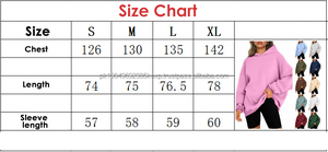 Qualité de luxe femmes sweats à capuche surdimensionnés automne hiver vêtements Streetwear sport sweats à capuche athlétiques pull col rond sweats à capuche - Product Image 6