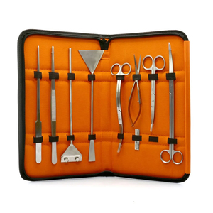Kit de Herramientas para Acuario, Juego de Herramientas Largas para Plantas y Acuapaisaje, Estuche de Almacenamiento de Acero Inoxidable, Raspador de Algas, Juego de Instrumentos Personalizados para Peceras - Product Image 2