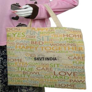 Sac fourre-tout en toile de coton biologique moyen avec impression de logo personnalisé, écologique, durable, pour le voyage, le shopping, design élégant, promotionnel, avec bouton - Product Image 4