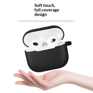 Nueva Funda Protectora de Silicona para Auriculares <span class=keywords><strong>Airpods</strong></span> 3, Cubierta Protectora Delgada - Product Image 1
