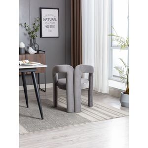 COOLMORE Sedia da Pranzo Contemporanea in Velluto, Poltroncina Imbottita per Cucina e Soggiorno - Product Image 5