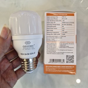 หลอดไฟ LED ประหยัดพลังงาน DOB/SKD 5W ขายส่ง หลอดไฟ LED ผลิตในเวียดนาม อุณหภูมิสี 6500K อายุการใช้งาน 20,000 ชั่วโมง - Product Image 4