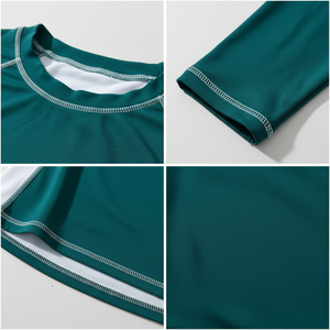 Maillot de bain à manches longues de haute qualité, imprimé par sublimation, design personnalisé, rash guard pour femmes, chemises rash guard - Product Image 5