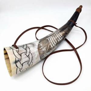 Cuerno Vikingo Ecológico de la Mejor Calidad, Sonido Profundo, Pulido a Mano, Forma Natural, Cuerno de Búfalo Duradero, Artesanía - Product Image 5