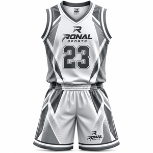 Maillots de basket personnalisés en gros, pas chers, sublimation, vêtements de basket respirants, à séchage rapide, uniformes pour hommes - Product Image 1