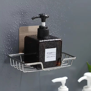 Support mural pour savon de haute qualité en acier inoxydable, porte-savon et porte-éponge, accessoires de salle de bain - Product Image 3