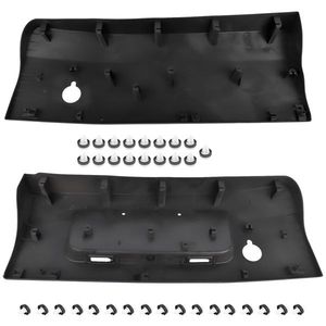 Paire de garnitures inférieures résistantes aux intempéries pour cadre de plaque d'immatriculation de porte arrière droite + gauche Ford Transit 2015-2019 - Product Image 5