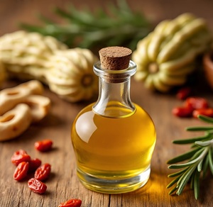 Huile Végétale de Courge Amère Biologique Pure et Naturelle Himveda (Momordica Charantia) Pressée à Froid, Hydratante, Qualité Cosmétique, Soin Peau et Cheveux - Product Image 5