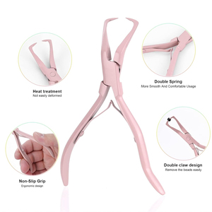 Hair Extension Installation Tool Kit with Plier for Micro Ring <b>Beads</b> Loop Needle and Professional Salon Use - Product Image 1