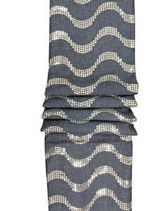 Tela de Mezclilla Azul Marino Tejida de Alta Demanda para Ropa de Niñas y Vestidos de Noche, Ligera y Estampada, Accesorios de Moda - Product Image 2