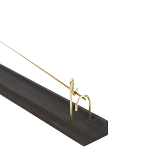 Wood Brass <b>Incense</b> <b>Holder</b> Ash Catcher Minimalist Meditation Square Design <b>Incense</b> <b>Holders</b> Spa <b>Incense</b> <b>Holder</b> - Product Image 5