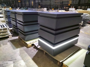 Soportes/Estantes Metálicos Modernos para TV, Personalizados OEM, con Altura Ajustable - Fabricante de Vietnam |   Servicio OEM Disponible - Product Image 2