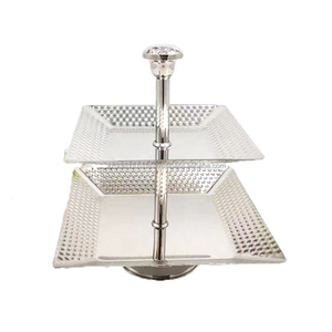 Mélange de plateaux de service à deux niveaux fabriqué en Inde Design unique Vaisselle de salle à manger de haute qualité supérieure personnalisée - Product Image 6