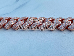 Latest Arrival Excellent Quality VVS1 15.54 TCW DEF Color Baguette & Round Brilliant Cut Moissanite Diamond <b>Bracelet</b> - Product Image 4