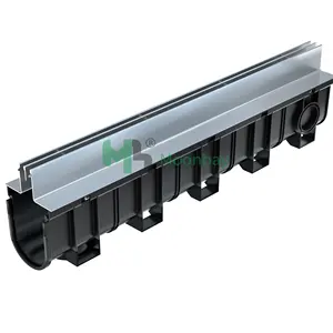 Linear Drainage Road Polymer Concrete Channel Comercial Trench Drain Custom Size Drain