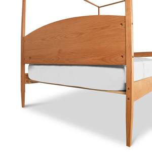 Wholesale Modern Solid Wood Canopy <b>Bed</b> | Arched Headboard 4 Poster <b>Platform</b> <b>Bed</b> Frame - Product Image 4