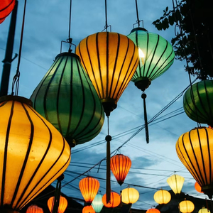 Traditional Silk <b>Lantern</b> Vietnam Handcrafted Fabric <b>Lantern</b> Light Shade For Indoor Outdoor Decoration Home Festival Use - Product Image 2