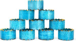 Resin Napkin <b>Rings</b> - 12-Pcs Handmade Elegant Napkin Holders for Table Décor, Dining, Weddings, Holidays & Special Events - - Product Image 3