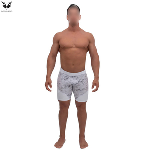 2026 New Arrival Top Quality Gray Marble Printed Design Good Selling Highest Quality Compression Shorts Workout Performance - Product Image 6