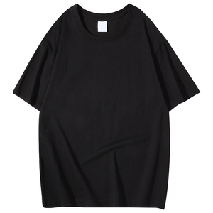 Vêtements 2026 T-shirts personnalisés à épaules tombantes en coton épais 100% coton, coupe courte et oversize, tricotés, vierges, OEM - Product Image 3