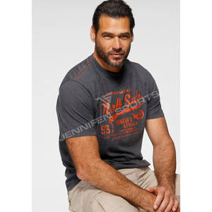 Camiseta Deportiva Casual para Hombre, de Algodón Grueso, Transpirable y Ligera, con Estampado Digital Vintage Lavado en Blanco, Precio Económico al por Mayor - Product Image 3