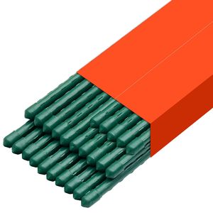 Confezione da 25 Pali per Pomodori in Metallo Rivestito in Plastica, 180 cm, per Supporto Piante da Giardino, Facili da Usare - Product Image 1