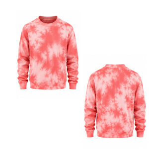 <b>Men's</b> Waffle Knit Sweatshirt <b>Thermal</b> Crew Neck Pullover Long Sleeve Winter Casual Streetwear Custom Wholesale <b>Clothing</b> Apparel - Product Image 6