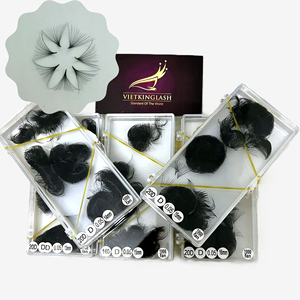 Extensiones de Pestañas Pre-fabricadas al por Mayor Más Vendidas, Mega Volumen 10D-20D, Naturales, Largas, Curvatura CC/DD/M/L, Pelo Sintético, Logotipo Personalizado OEM - Product Image 6