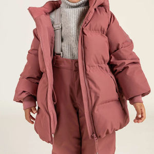 Veste matelassée à capuche avec fermeture éclair, coupe-vent, épaisse, pour l'hiver, unisexe, décontractée, couleur unie, coupe classique, rembourrage en polyester - Product Image 6