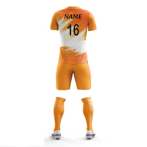 Pantalones Cortos de Jersey con Nuevo Diseño, Uniforme de Manga Corta Antibacterial y Transpirable para Adultos, Kits de Fabricante de Uniformes de Fútbol - Product Image 3