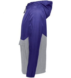 Chaqueta Cortavientos con Capucha y Cremallera para Hombre, Teñida en Prenda, Ligera, Impermeable, Transpirable y Ecológica para Uso en Exteriores - Product Image 6