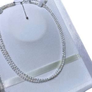 Collar Ajustable de Plata S925 Versión Coreana 2025, Hermosa Perla Barroca de Agua Dulce de 3-4 mm con Cadena de Doble Capa - Product Image 5