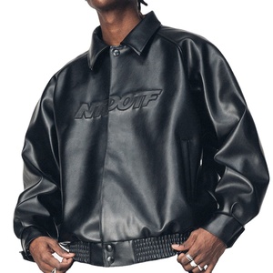 Veste en cuir pour hommes personnalisée pour hommes Fabricants de veste en cuir de moto noire - Product Image 5