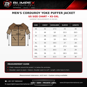 เสื้อแจ็คเก็ตบุผ้ากำมะหยี่คอร์ดูรอยสำหรับผู้ชาย ยี่ห้อ BLIMPEX คอตั้ง กันลม ใส่ได้ในฤดูหนาว สไตล์ลำลอง บุผ้าโพลีเอสเตอร์หนา ซิปหน้า ปักลาย - Product Image 6