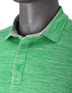 Camiseta Polo de Rizo Personalizada con Logotipo Bordado para Hombre, Camiseta de Rizo 100% Algodón Orgánico para Hombre - Product Image 4