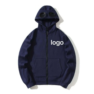 Sudadera con Capucha y Cremallera Techwear Goggle 2026 |   Sudadera con Capucha Personalizada para Hombre, Estilo Urbano, 100% Algodón, Sin Cordones, de Gran Gramaje - Product Image 2