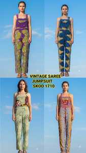 Mono Largo Casual y Sexy de Verano para Mujer, Estilo Bohemio, Bordado Floral, con Botones, Parches Multicolores en la Rodilla, Algodón Tradicional - Product Image 3
