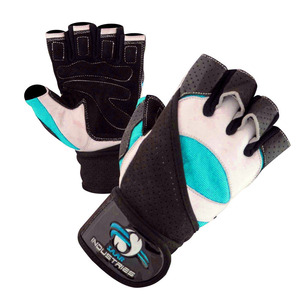Top Quality Half Finger Gym <b>Gloves</b> With Wrist Support For <b>Weight</b> Lifting Fitness <b>Training</b> Unisex PU Leather - Product Image 2