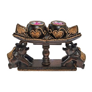 เชิงเทียนรูปกระรอกทองเหลืองทำมือ - ขายส่งของตกแต่งลายสัตว์ - Product Image 4