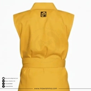 ชุดคาราเต้แบบไม่มีแขนสั่งทำพิเศษ OEM รุ่น Mawra ผ้าฝ้าย 100% ชุดยูโดสำหรับฝึกซ้อมระดับมืออาชีพ คุณภาพสูง ทนทาน - Product Image 5