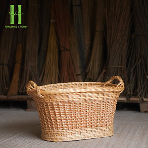 High Quality Eco-friendly Handmade Rattan Wicker Modern Design Storage Basket For <b>Laundry</b> Bedroom OEM Rattan 2026 From Vietnam - Product Image 4