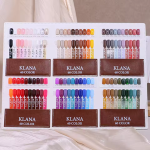 KLANA 60 Color <b>Nail</b> Gel Polish <b>Kit</b> Eco-Friendly Long Lasting UV Gel Polish Private Label Gel <b>Nail</b> Polish Set - Product Image 3