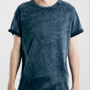 Camisetas Casuales de Algodón 100% Lavado a la Piedra para Hombre, Personalizadas con Estampado, Talla y Logotipo en Tejido de Punto - Product Image 1