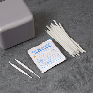 Compresses de gaze médicale désinfectantes à infrarouge lointain certifiées CE, classe I, taille 10 cm x 10 cm, 8 plis, 100 unités, coton hygiénique cristallin - Product Image 2