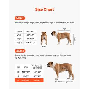 Silla de Ruedas Manual Ajustable de 2 Ruedas para Mascotas, Carrito Ligero para Perros con Ruedas Amortiguadoras, Soporte de Movilidad para Perros Discapacitados o Lesionados - Product Image 3