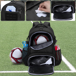 Sac à dos de sport 2026 pour basketball et football, sac à dos de football personnalisé avec compartiment porte-ballon, logo personnalisé - Product Image 5